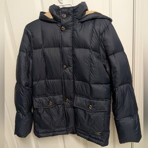 Men's Navy Puffer Jacket